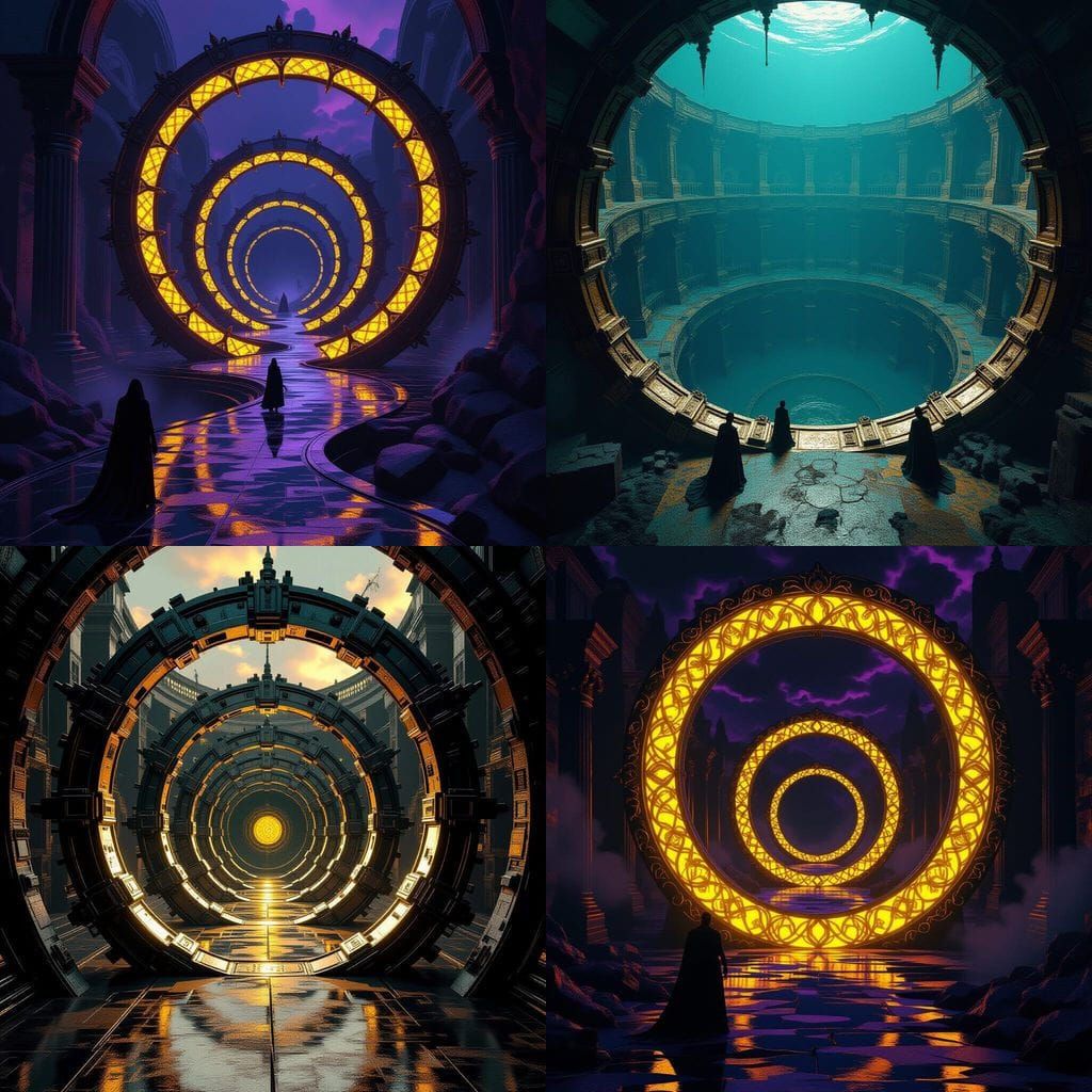 Inferno: Seven Rings of Hades - 8K Masterpiece