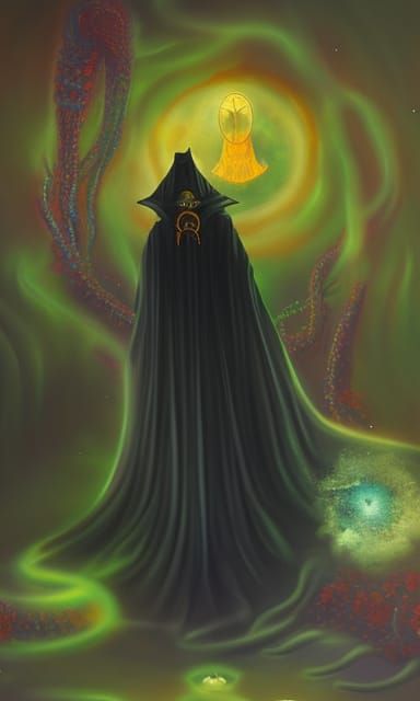 Lovecraftian Tarot Card, the Emperor
