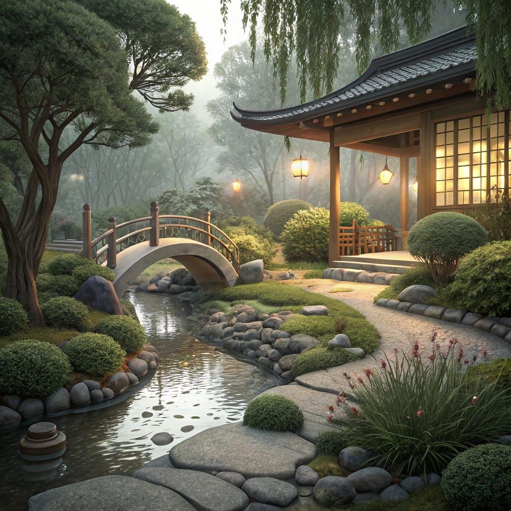 Ethereal Landscape in a State of Serenity