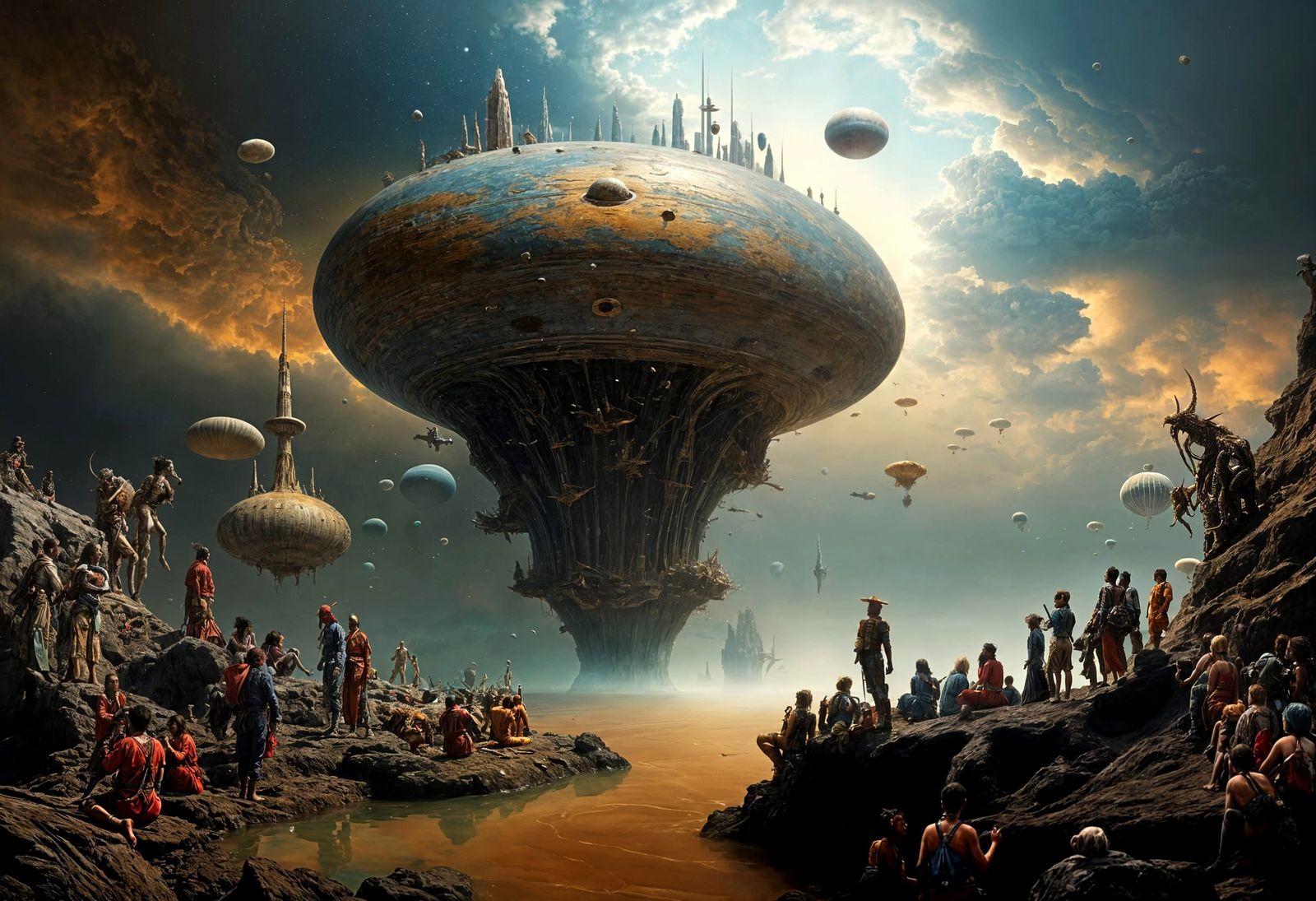 Surreal Alien Portraits in Bizarre Landscape