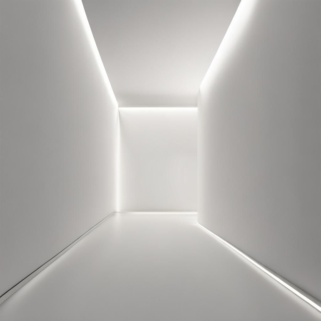 Dynamic Lighting Highlights Minimalist Steps