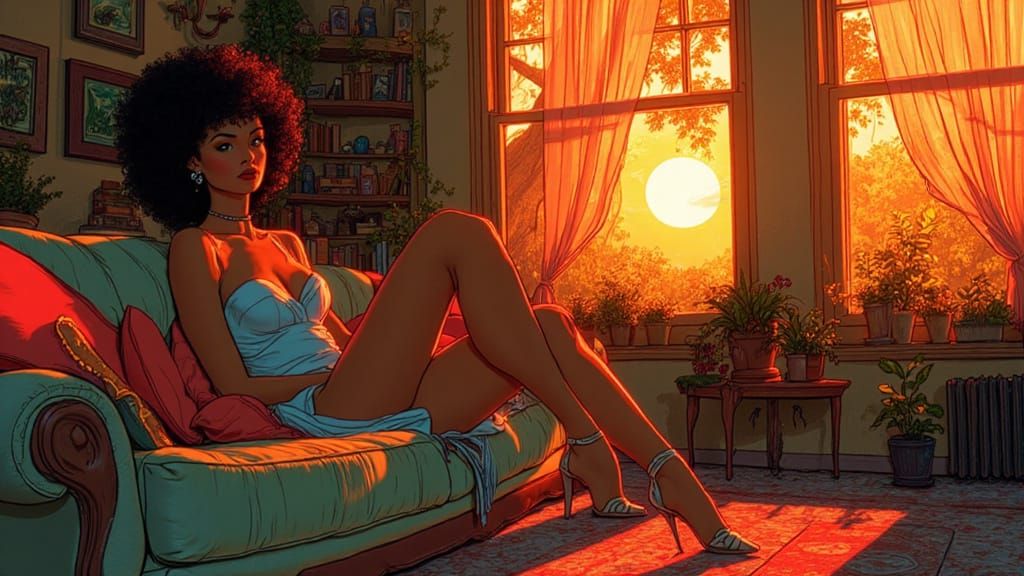 <lora:Sclerati:1.0> golden hour