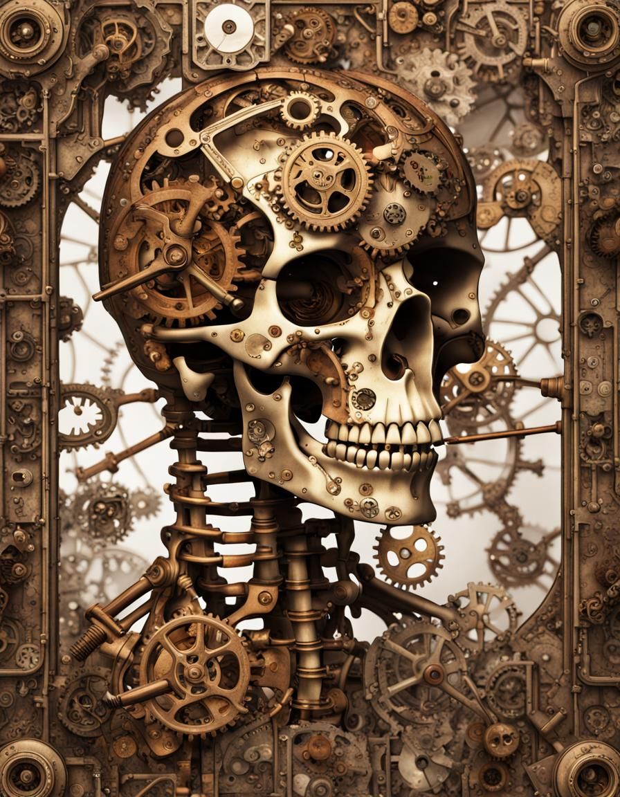 Steampunk skeleton
