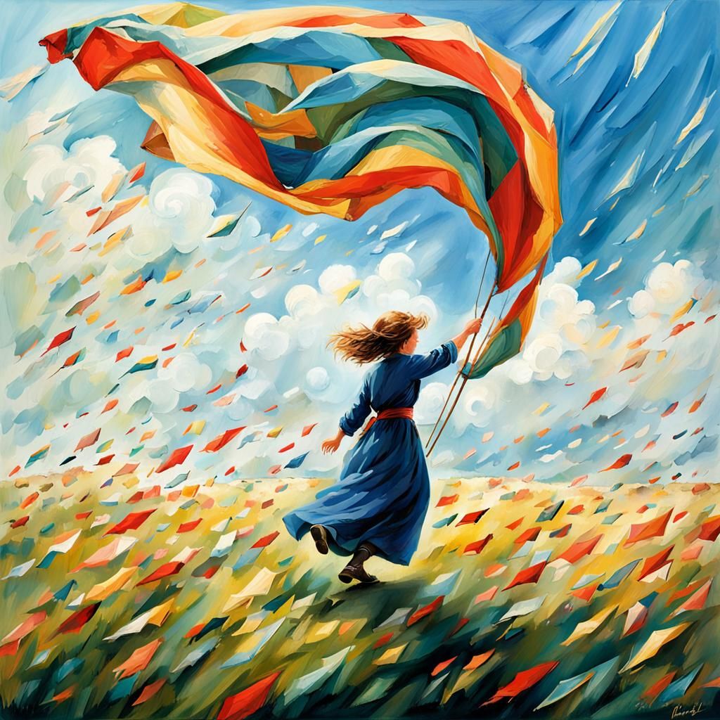 Still Banner Defying the Wind