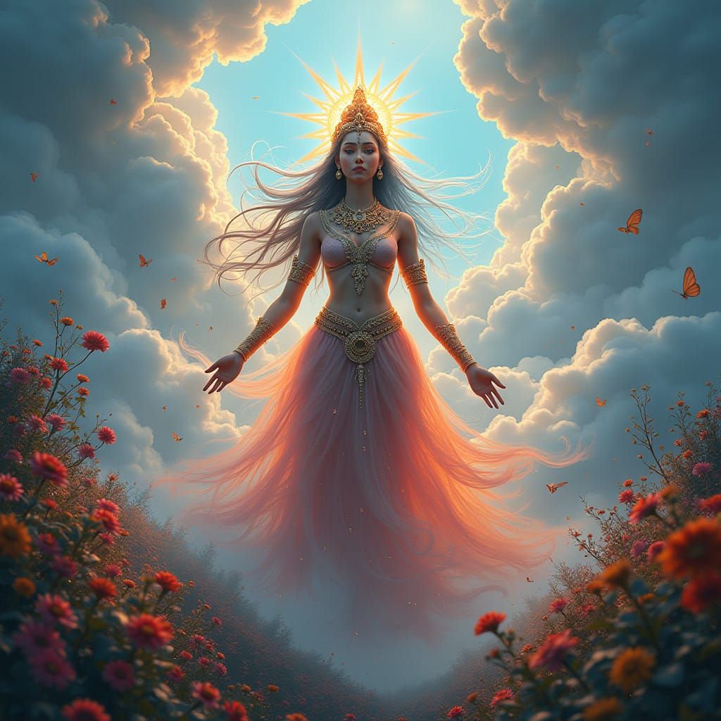 Supreme Goddess in Ethereal Realms