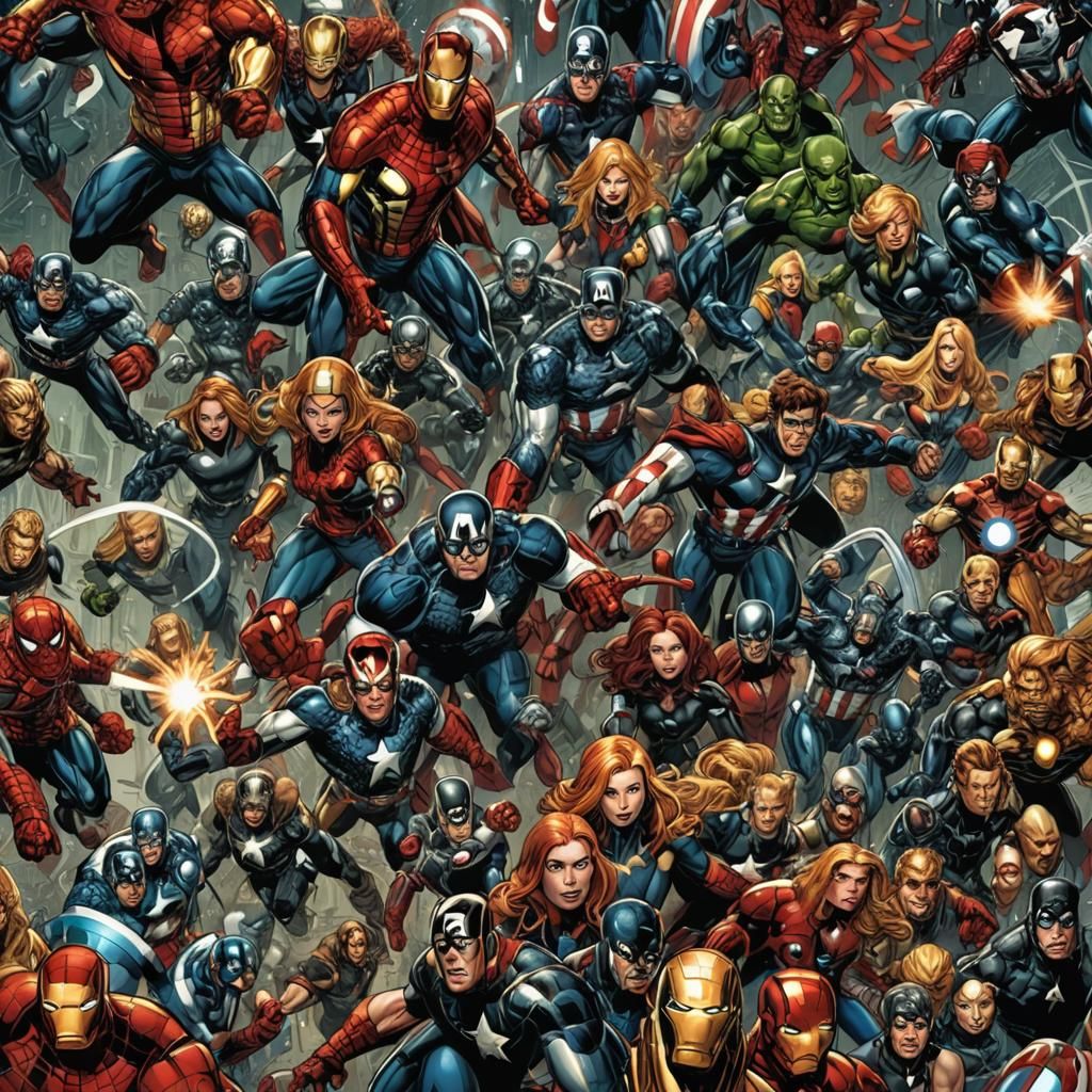 Dynamic Comic Book Art Illustration