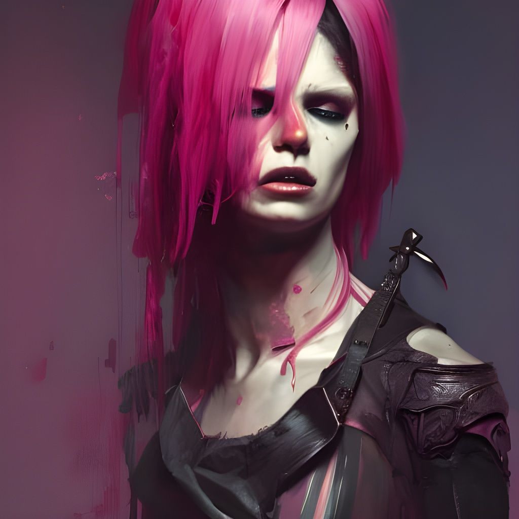 Vampire Pirate Portrait in Deep Colors