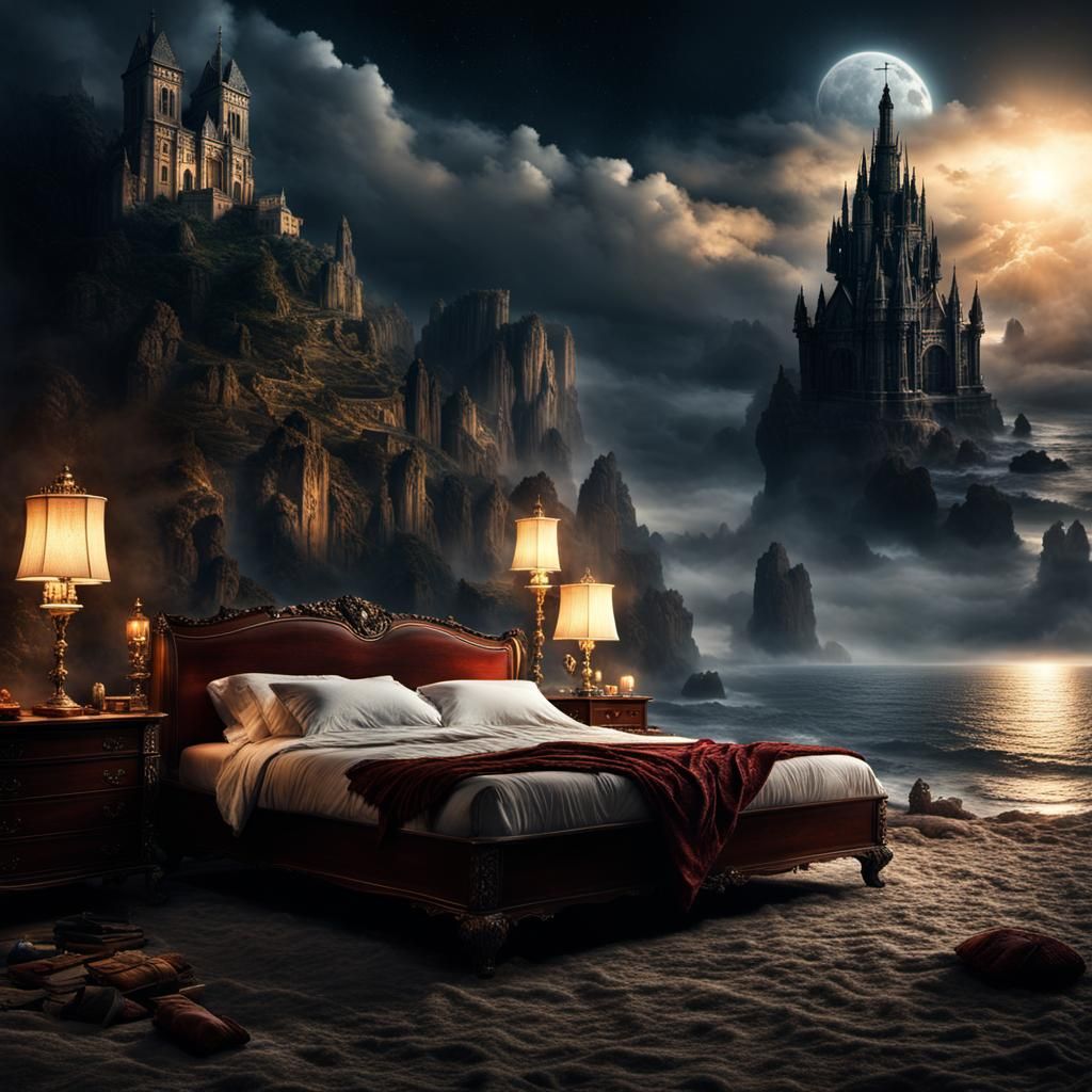 Epic Dreamscape: A Maximalist Digital Painting