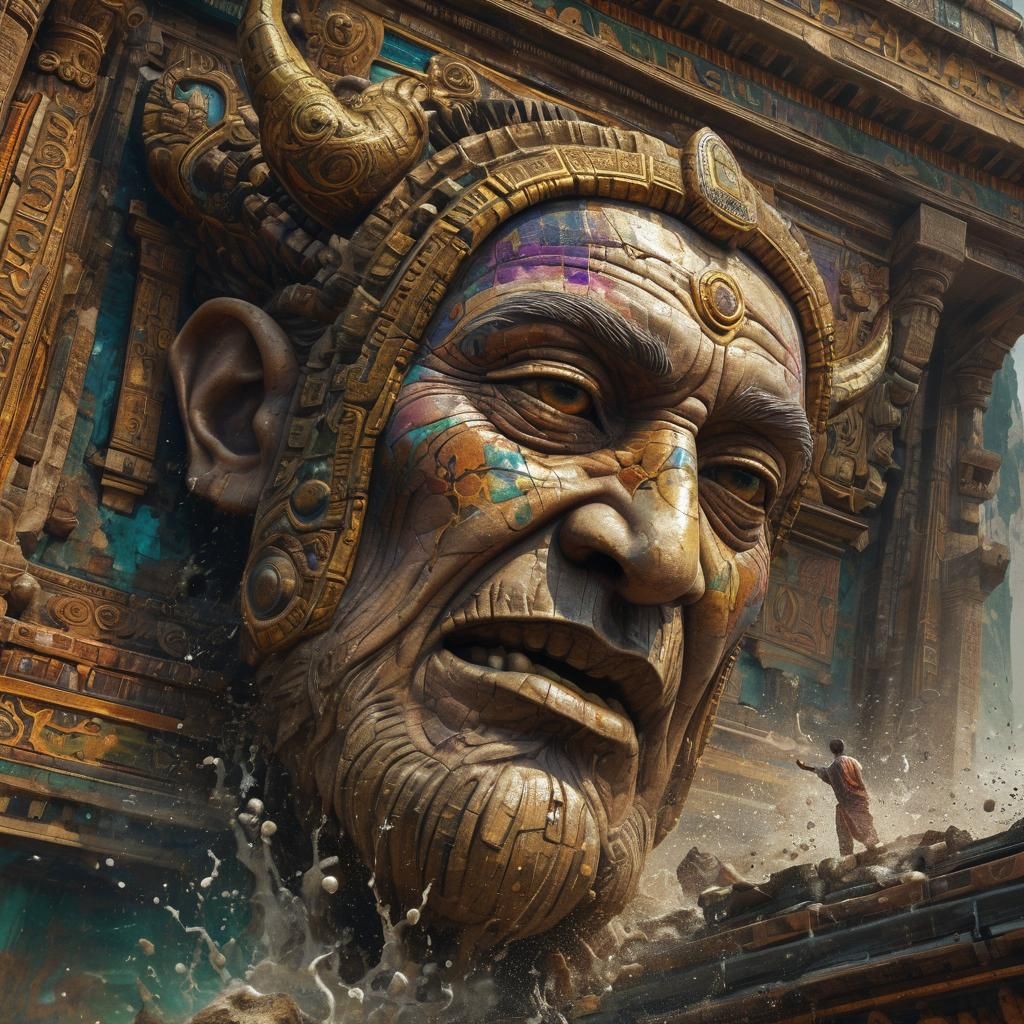 Mysterious Ancient Temple Concept Art