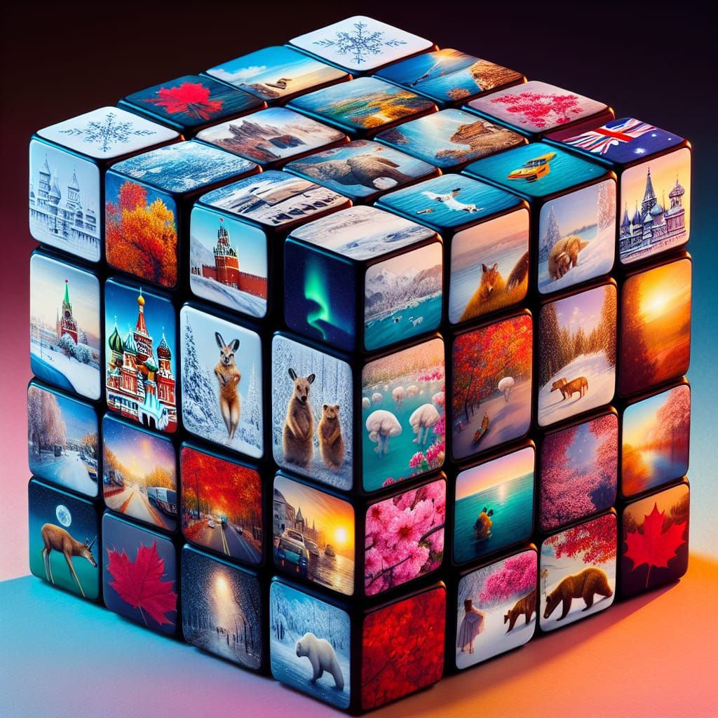 Global Seasons: A Rubik's Cube of Countries