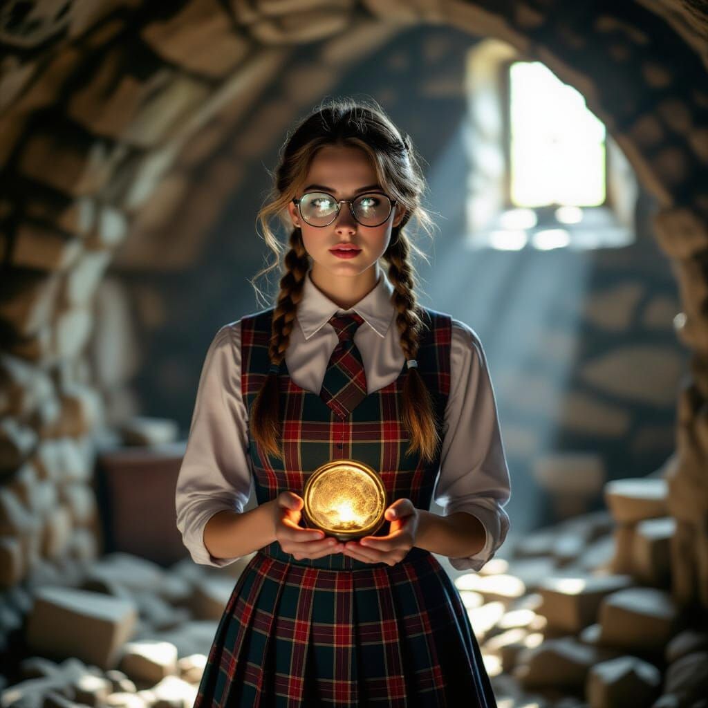 Nerd Schoolgirl Discovers Ancient Artifact: Cinematic Film S...