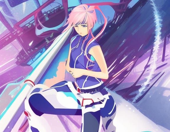 icy speedway by artist "anime", Anime Key Visual, Japanese Manga, Pixiv, Zerochan, Anime art, Fantia