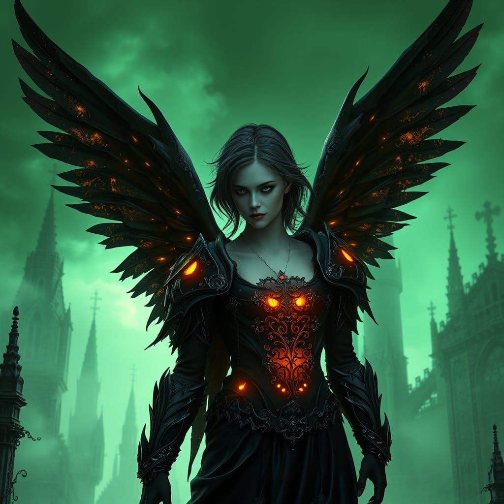 Ethereal Doombringer in Gothic Splendor