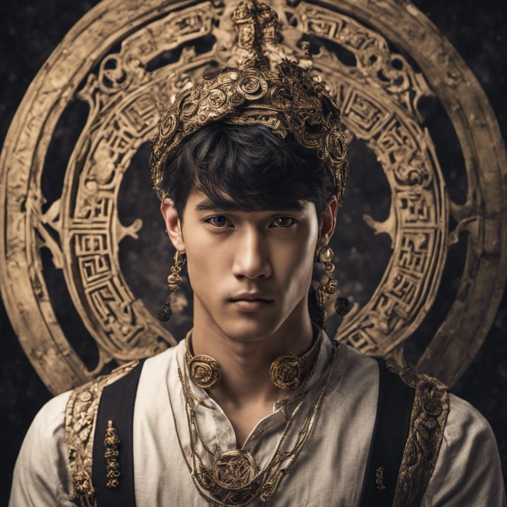 Libra Zodiac Sign as Hyperrealistic Portrait