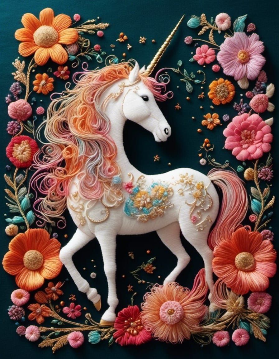 Embroidery Unicorn