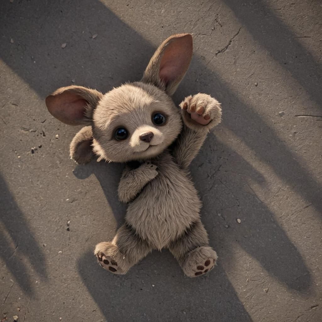 Amazingly Cute and Cuddly 3D Render