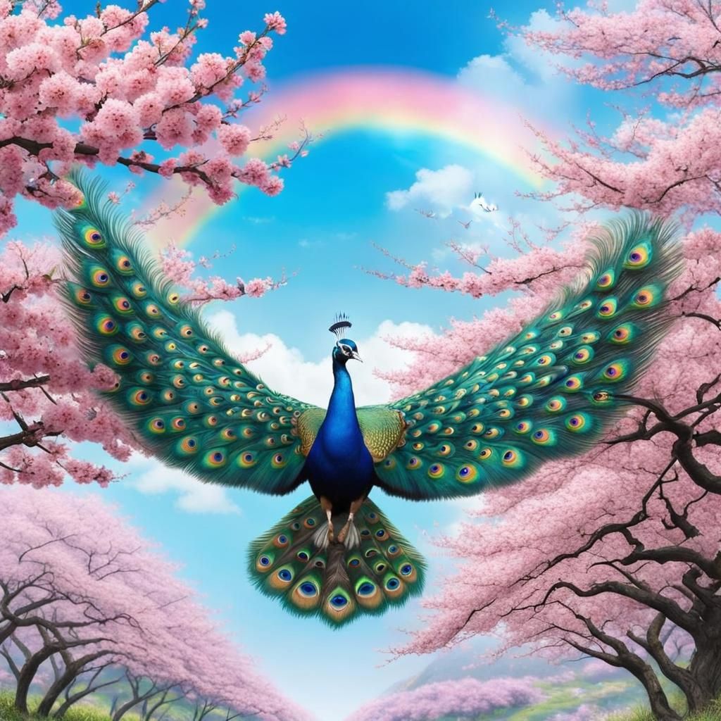 Simple Blue Sky AI Image