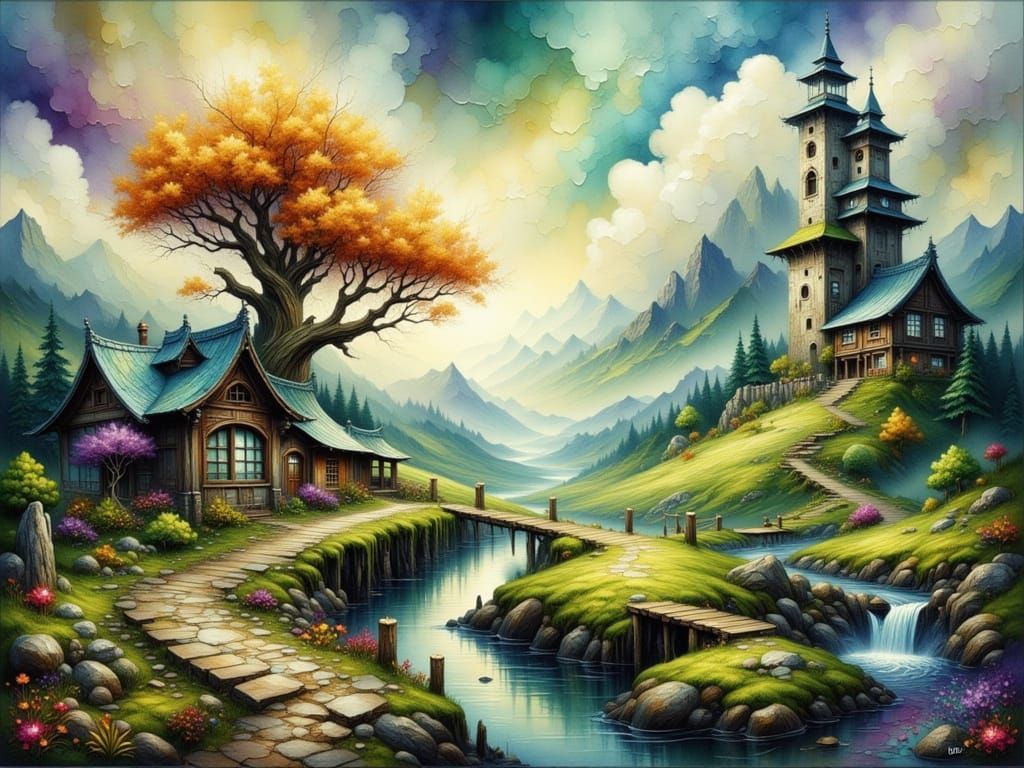 Happy little landscape