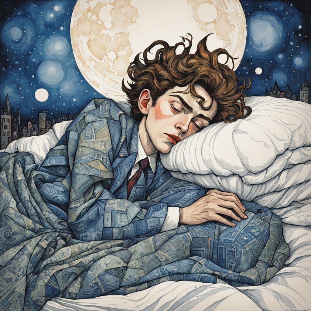 Soft and Cozy Sleep in the Moonlight