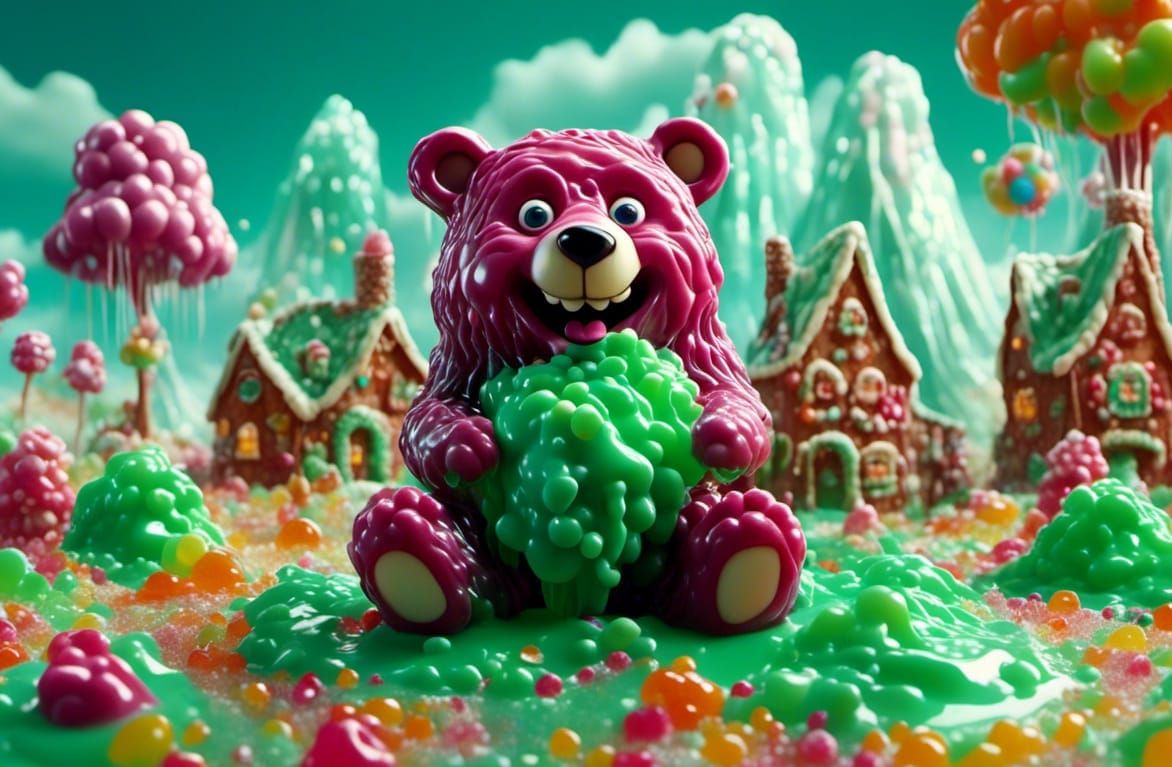 Terrifying Candy Bear will Stare Into Your Soul
