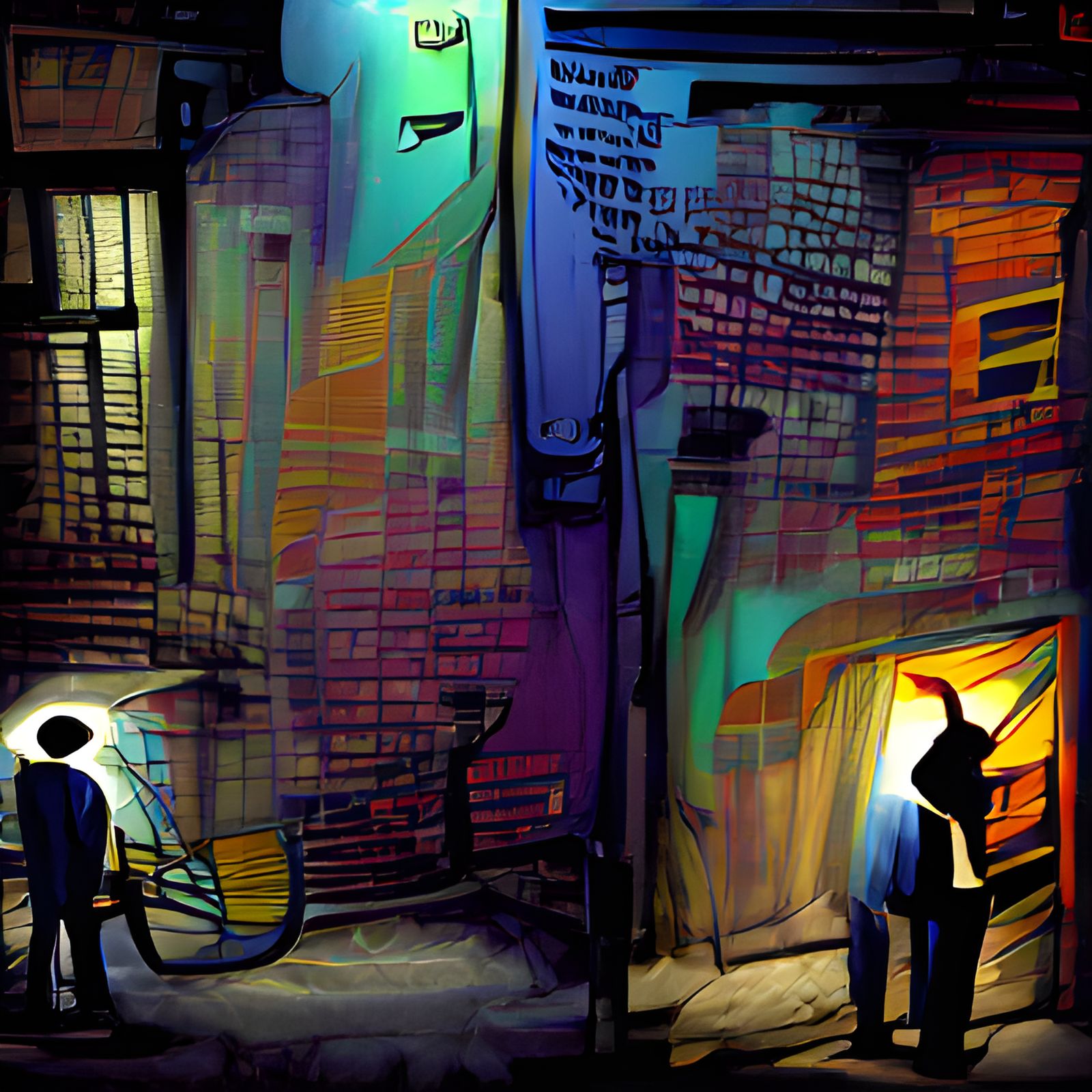 City Alleyways at Night