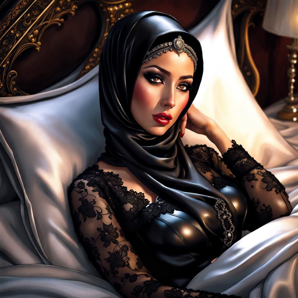 Tunisian Nurse in Lingerie Concept Art