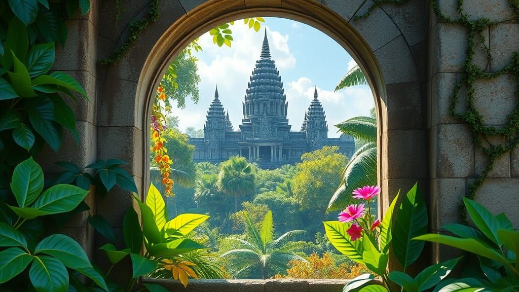 Ancient Temple Transcends Jungle Canopy