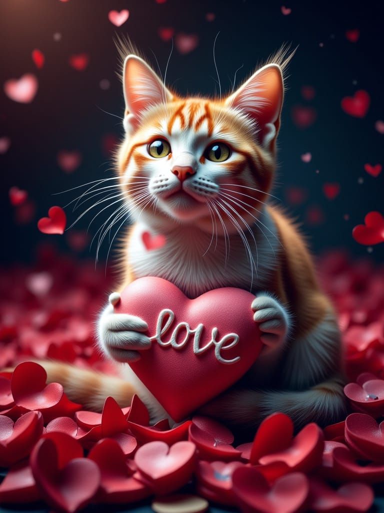 Valentine's Cat