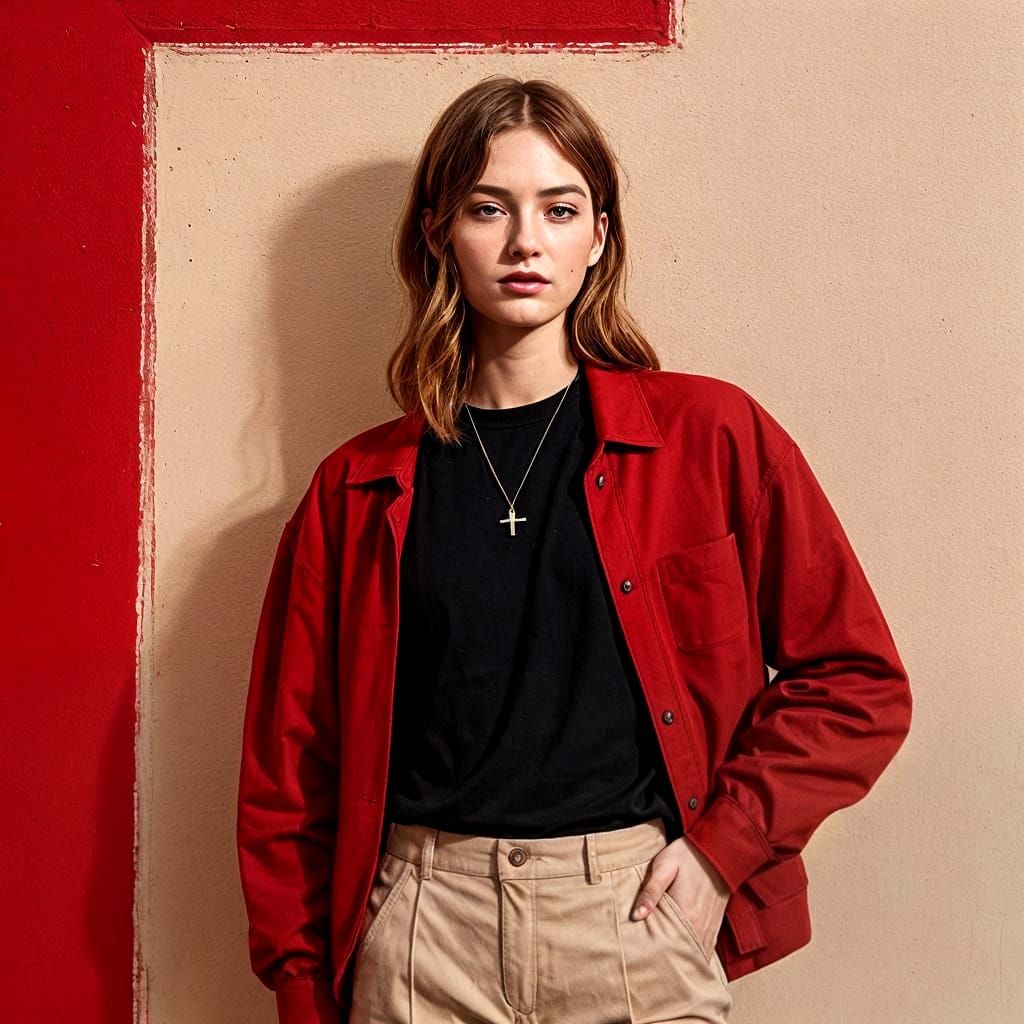 Warm Desert Landscape in Earthy Hues