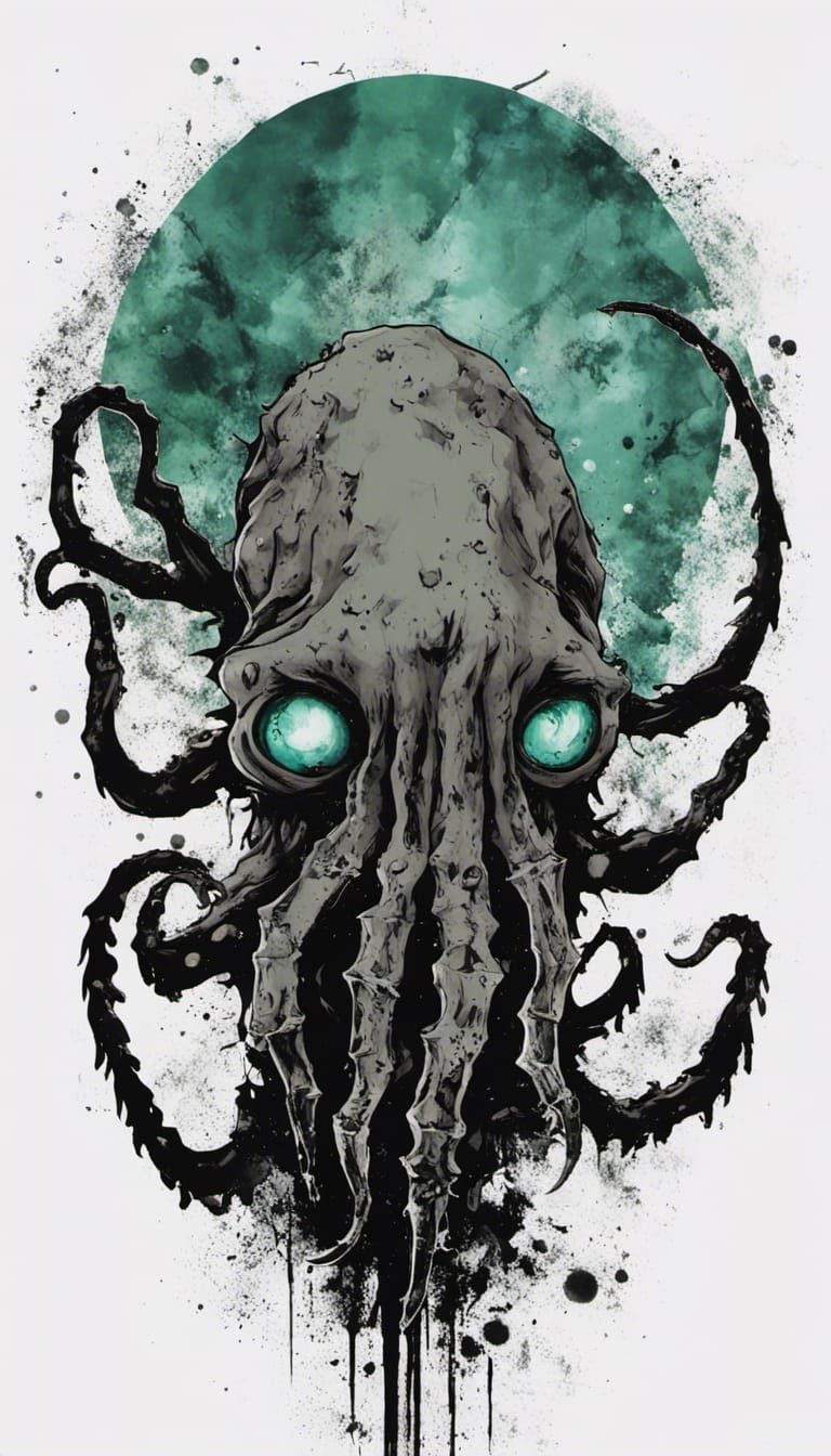 Cthulhu in Trash Polka Style: Cosmic Horror