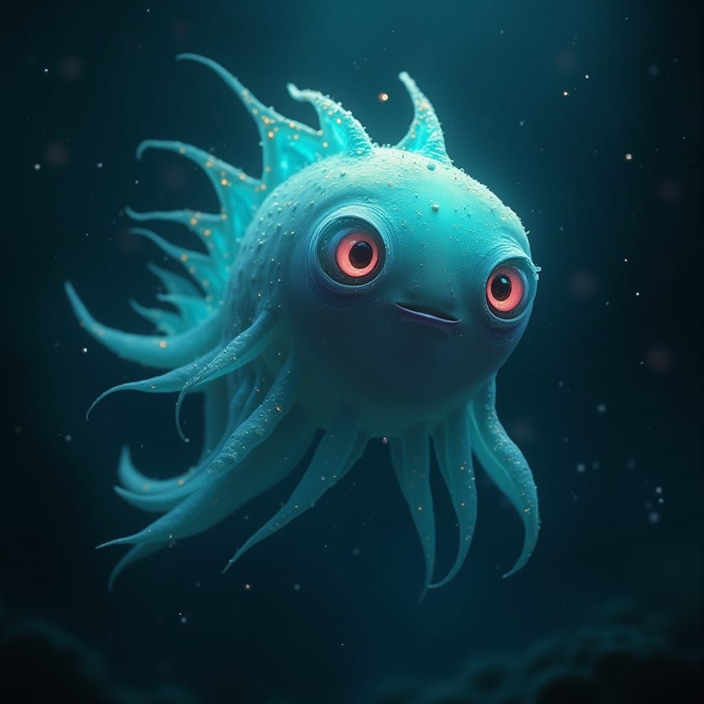 Mysterious Deep-Sea Creature Illuminates the Dark Abyss