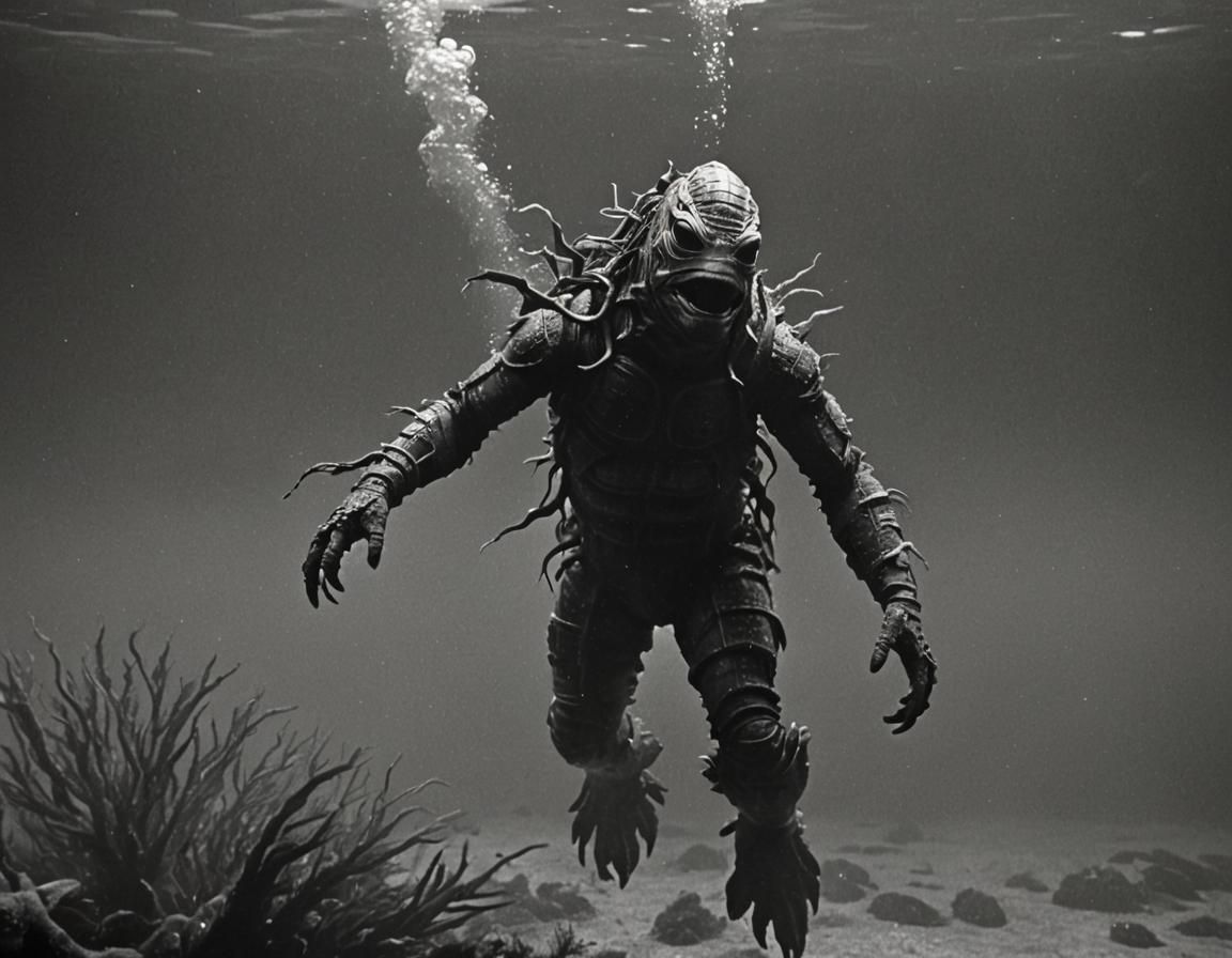 Creature of the Black Lagoon: 1950s Underwater Photo