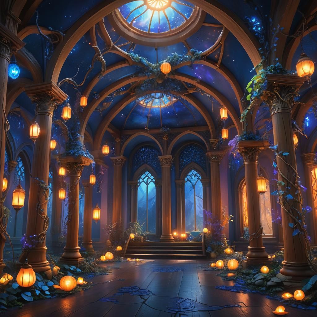 Mystical Fairy Academy Healing Room Concept Art