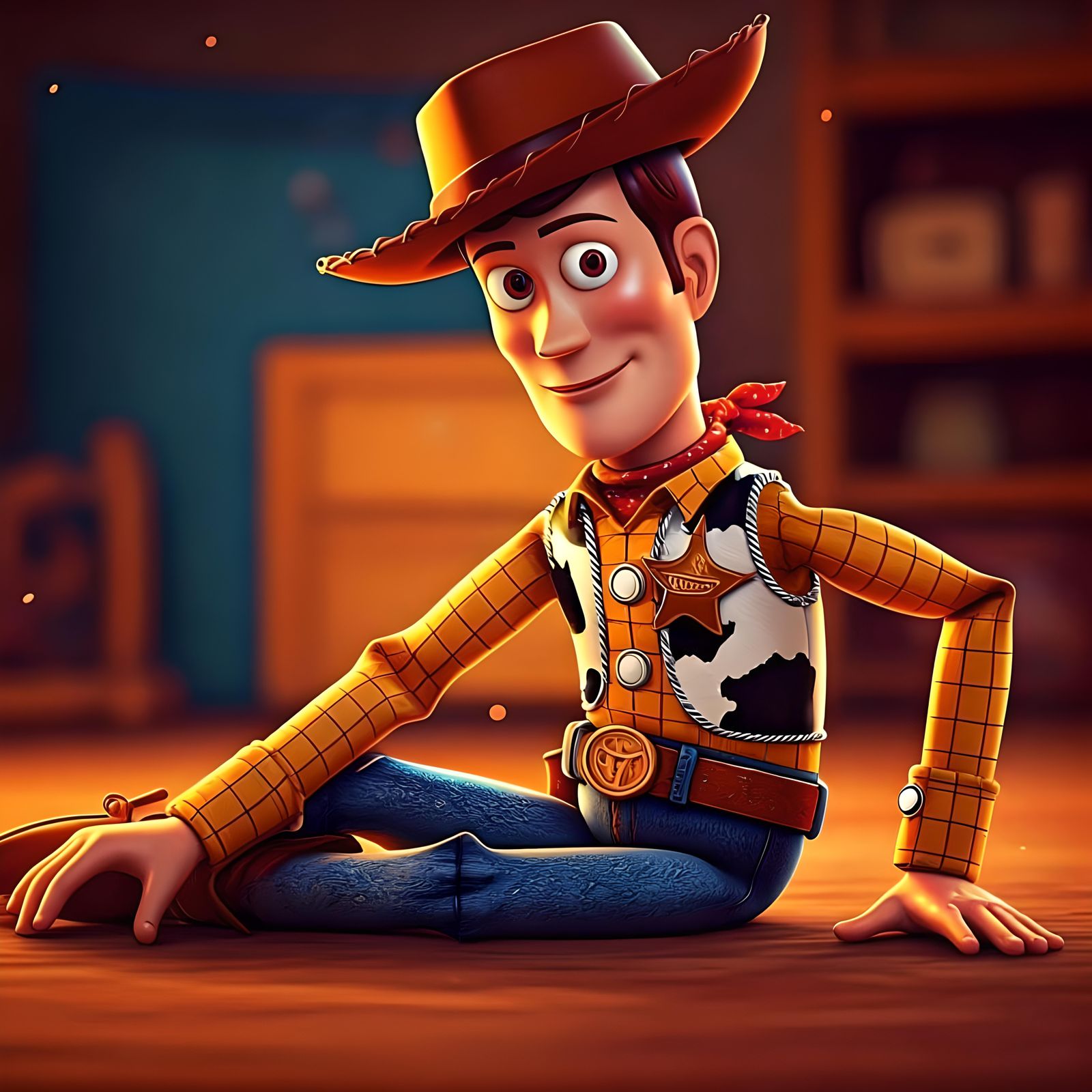 Toy Story in Detailed 3D Anime Art Style