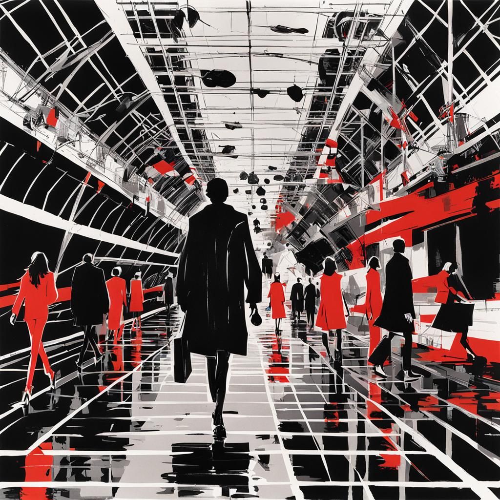 Abstract Catwalk Design by David Carson