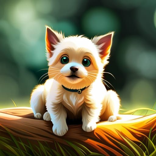 Adorable Fawn with Doe Eyes in Detailed Digital Art