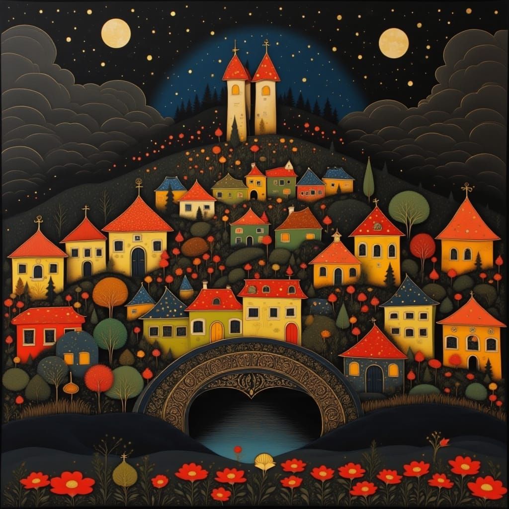 Traditional Russian Miniature Painting in Palekh Style