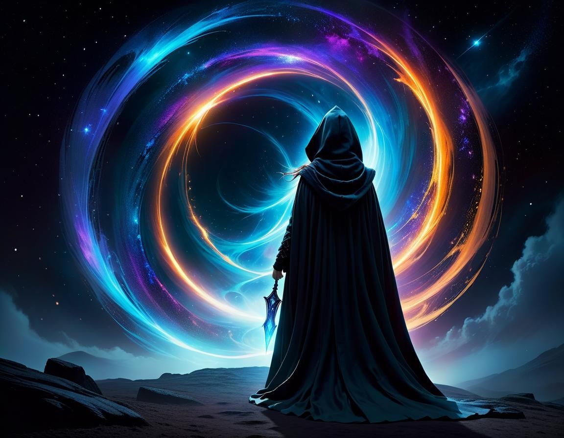 Sorceress Conjures Magical Portal to New World