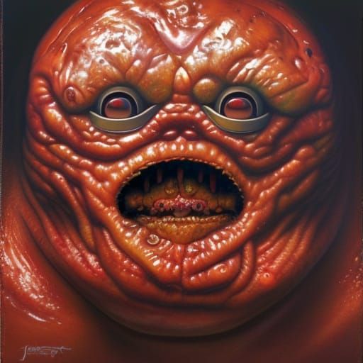 Hyperrealistic Meatwad with Human Eyes