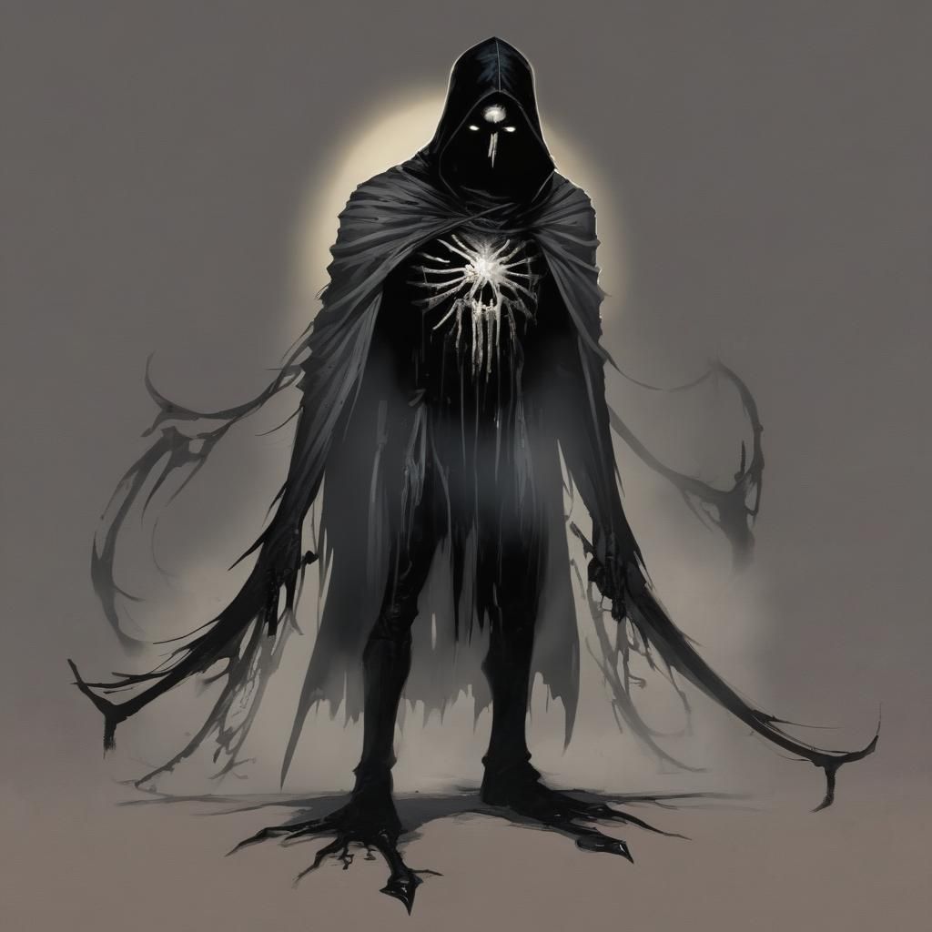 Grimdark Scene in a Distinctive Style