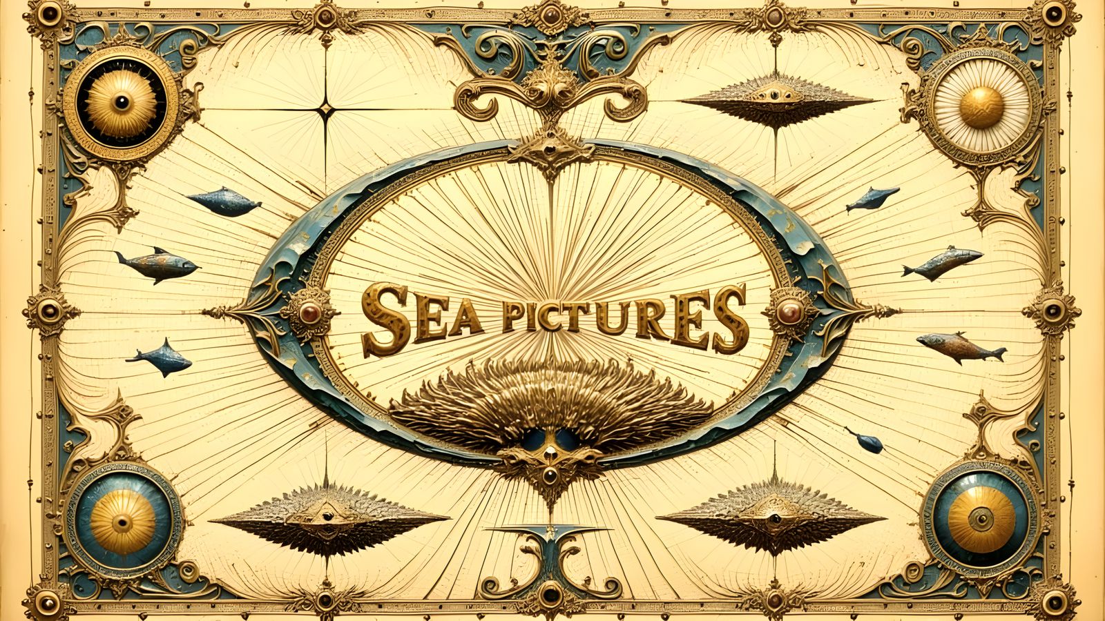 Surreal 18th Century Atlas Illustration in Impasto Oil Paint