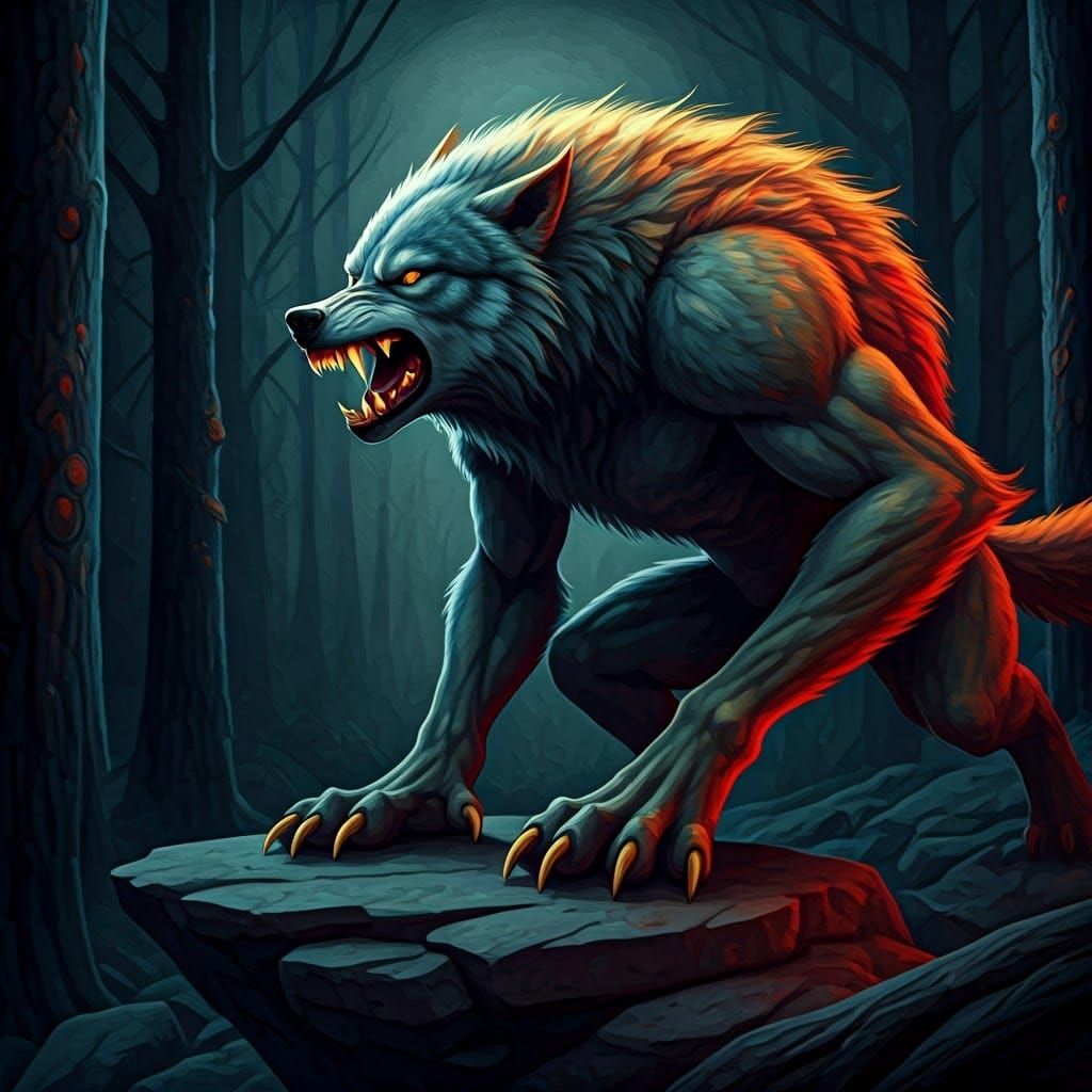 An Ominous Werewolf