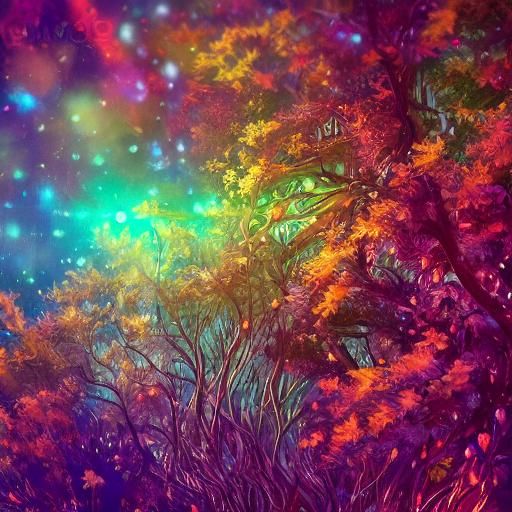 Mystical Portal Tree in High-Fantasy Style