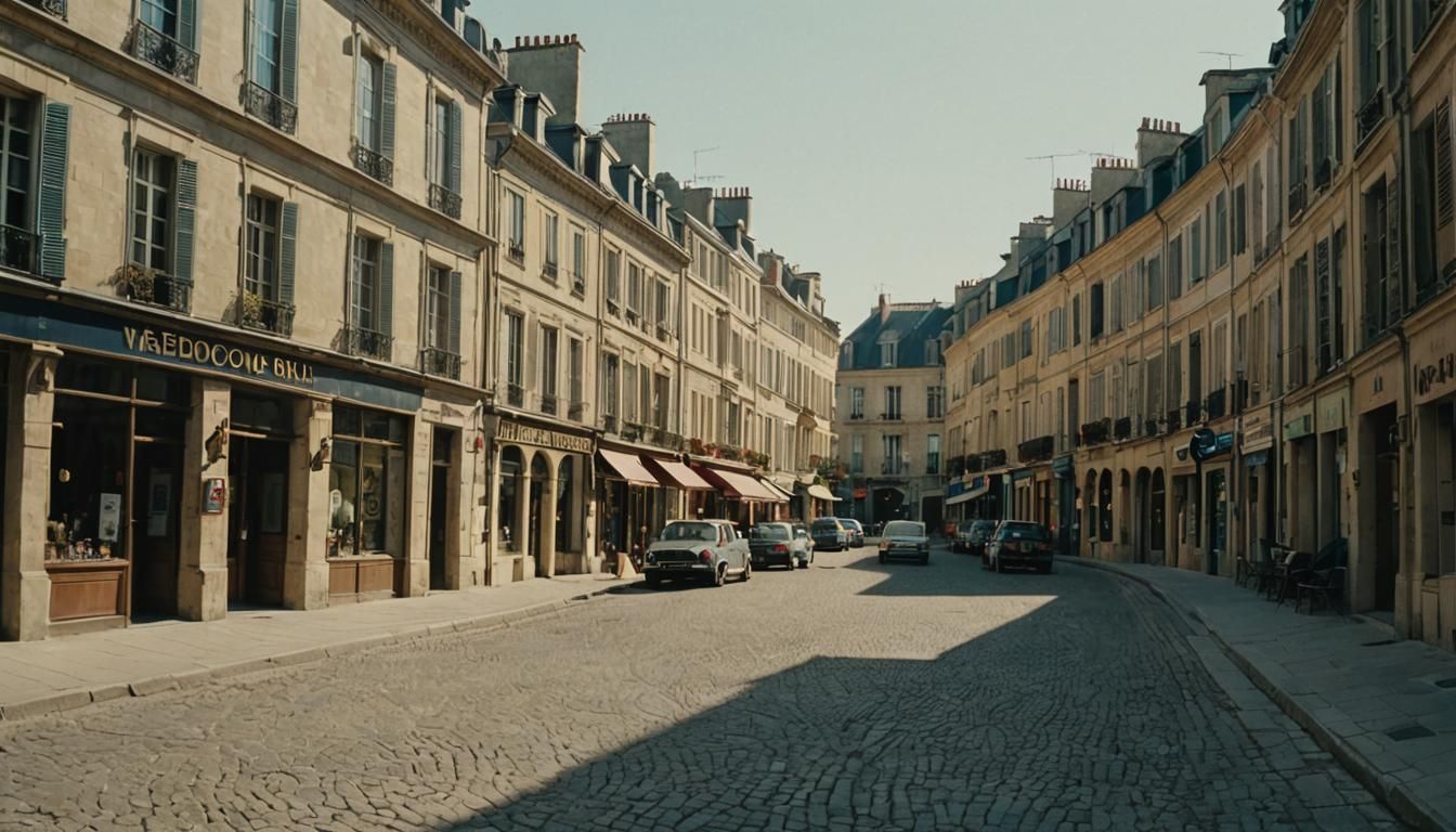 Cinematic View of Place Vendôme, France