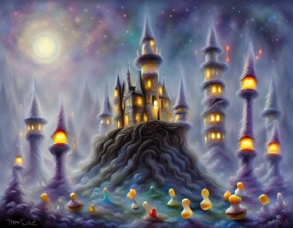 Gothic Horror Candyland on Halloween Night