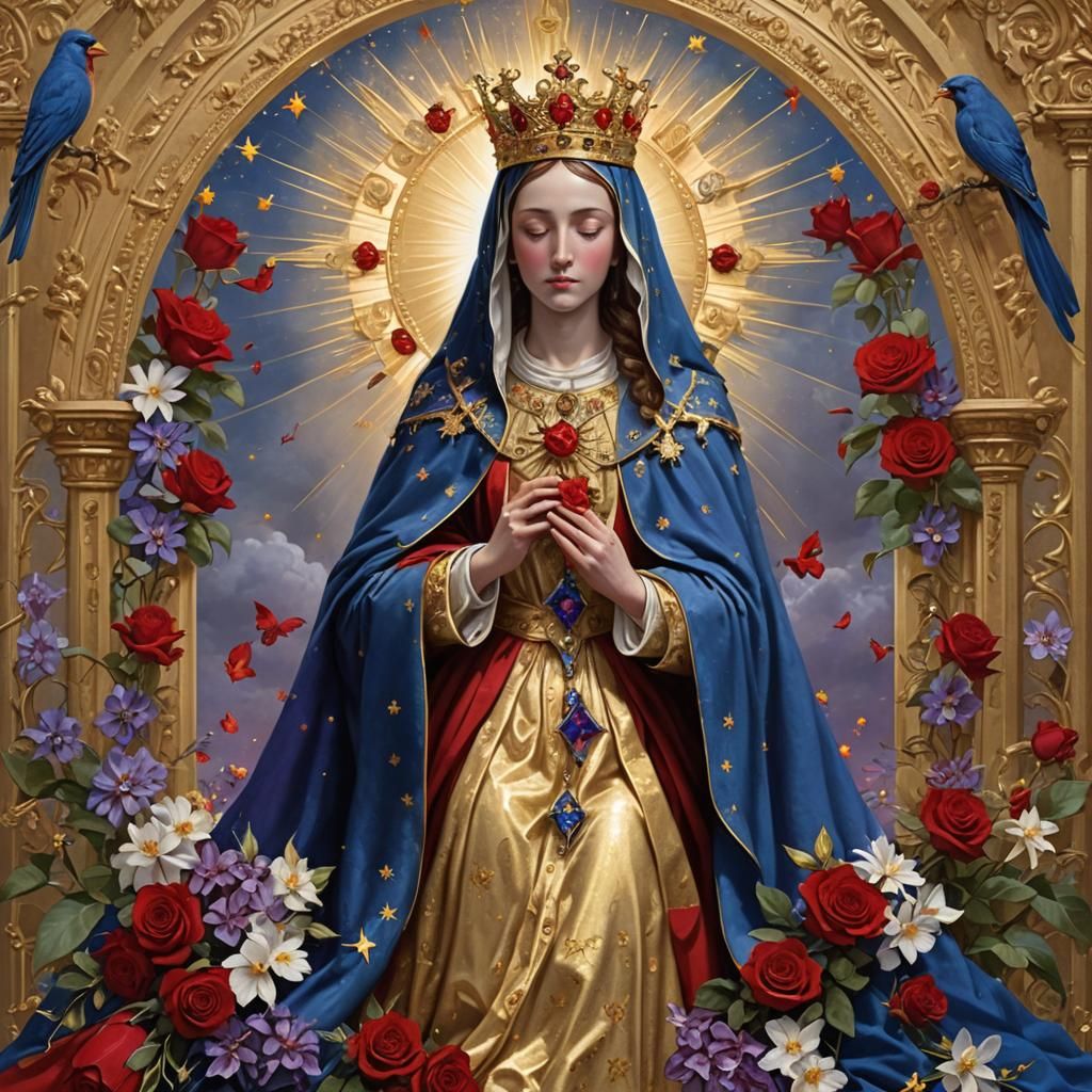 Our Lady of Sorrows at Heaven's Golden Gates