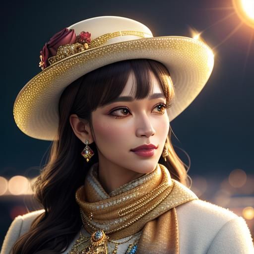 Double Exposure: Woman at Yacht Party and Ballroom