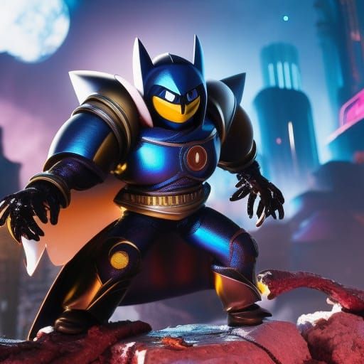 Sausage Fingers Meta Knight in Zombiecore Sci-Fi