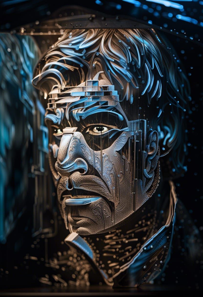 Han Solo Frozen in Carbonite: Detailed Movie Art