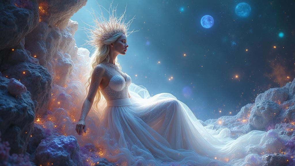 Queen of Lemuria in a Cosmic Landscape